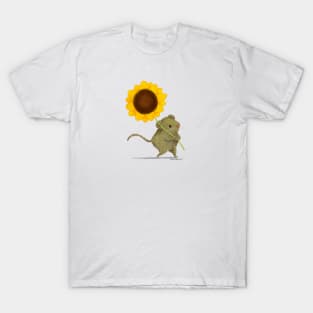 Bavarian Pine Vole with a Sunflower T-Shirt